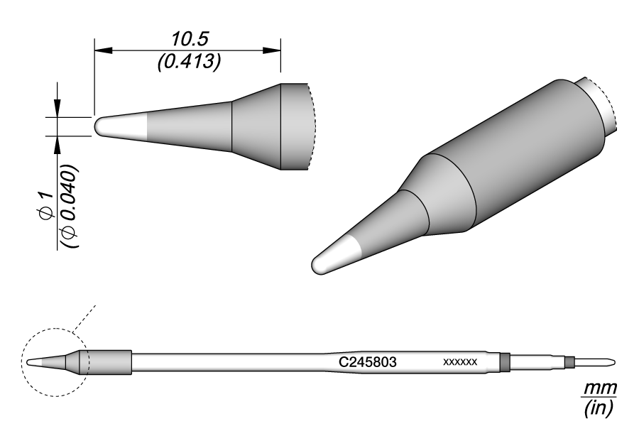 C245803 - Conical Cartridge Ø 1 L